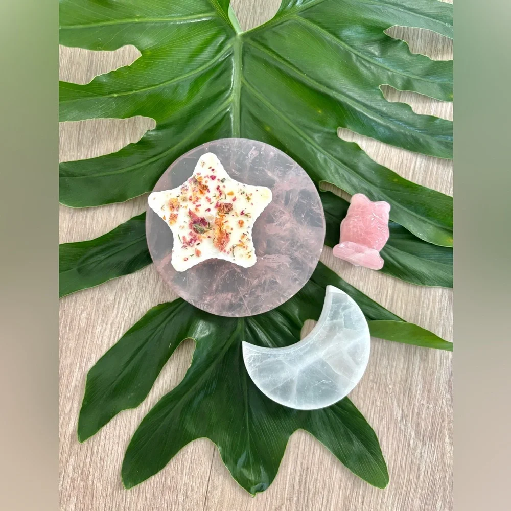 Crystal & candle gift set